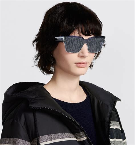 DiorClub M4U Blue Dior Oblique Mask Sunglasses .